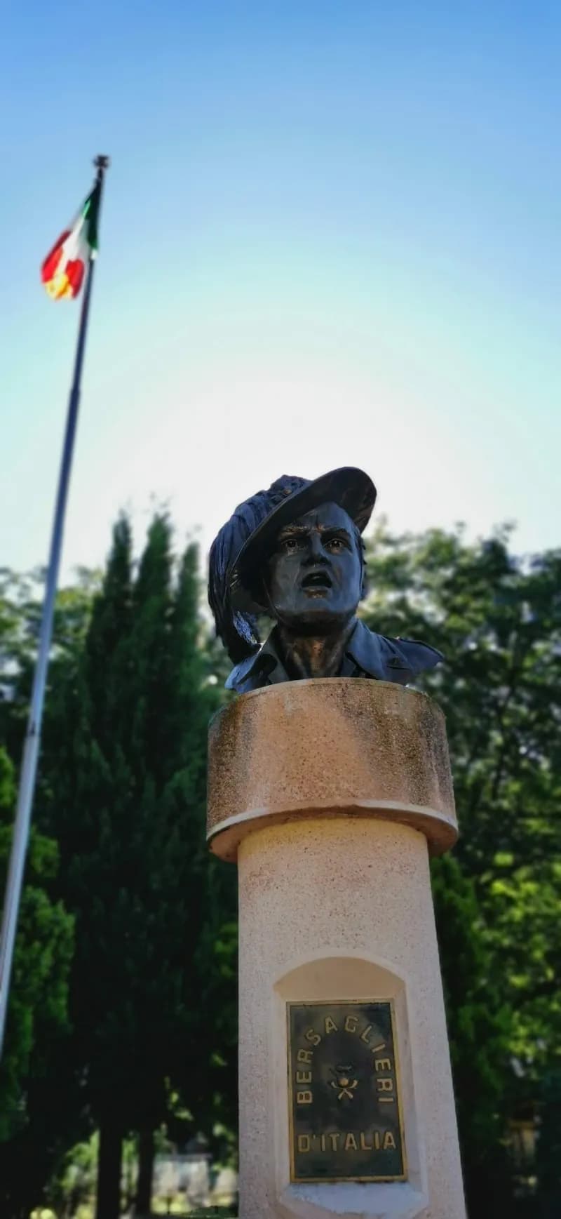 View of Parco e Sede dell'Ass. Naz. Bersaglieri in Abbiategrasso, Lombardy