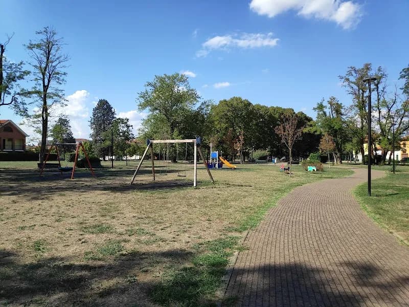 Parco Ghisolfa city park in Rho, Lombardy