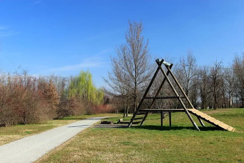 View of Parco Naturalistico-Sensoriale Mombellino in Bovisio-Masciago, Lombardy