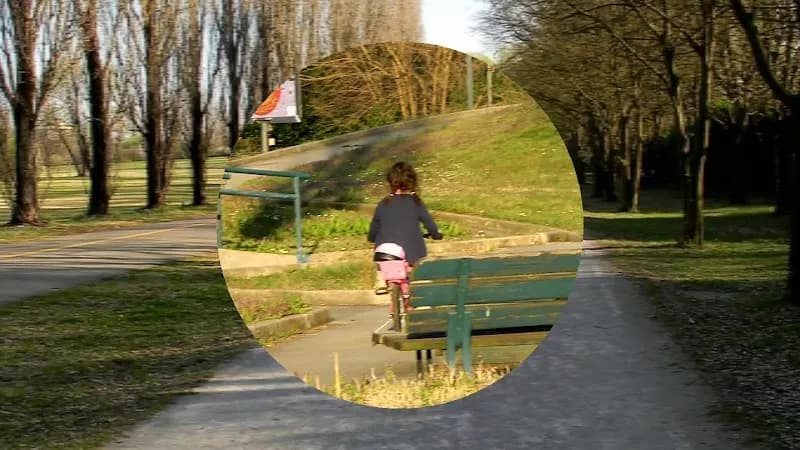 View of Parco Nord Milano in Brugherio, Lombardy