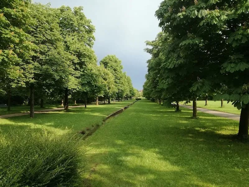 View of Parco Nord Milano in Brugherio, Lombardy