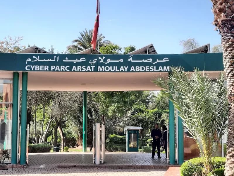 View of Park Arsat Moulay Abdesalam in Marrakech, MRK