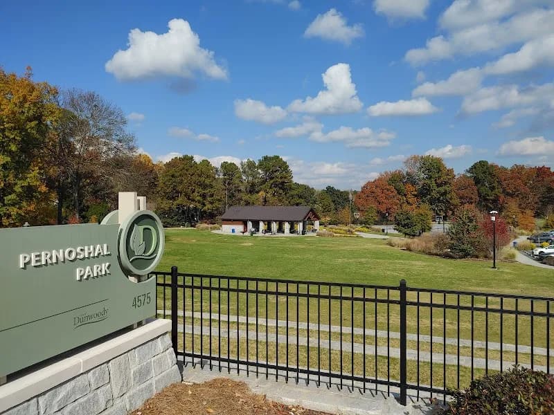 View of Park at Pernoshal Court in Dunwoody, GA