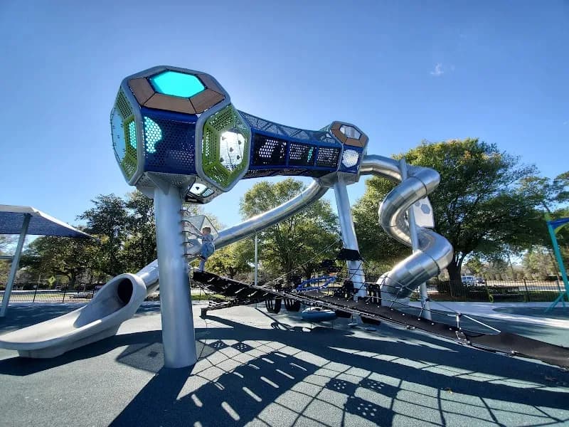 View of Park Circle Playground in Charleston, SC