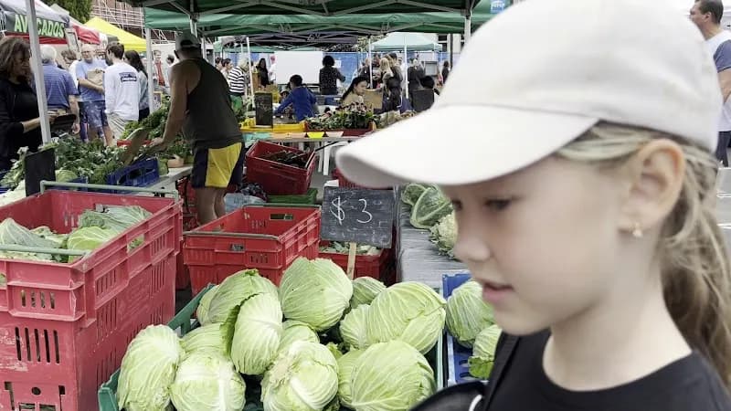 View of Parnell Farmers' Market in Newmarket, AKL