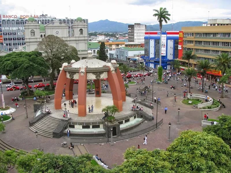 Parque Central de San José park in San Jose, SJ