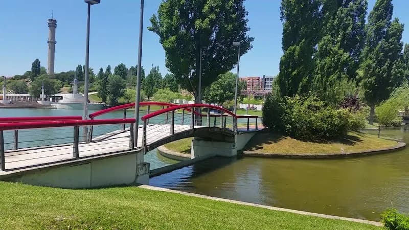 View of Parque Central in Tres Cantos, Madrid