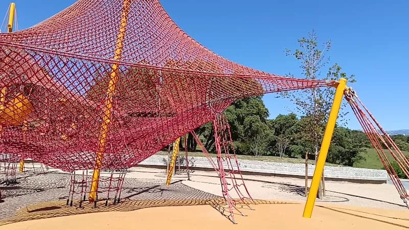 View of Parque Ciudad de los Niños in Tres Cantos, Madrid