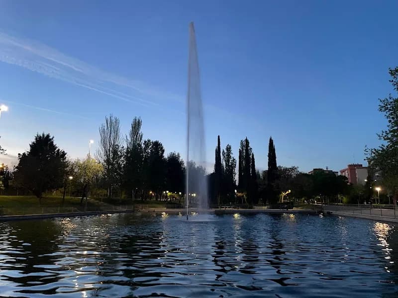 View of Parque Consuegra in Fuenlabrada, Madrid