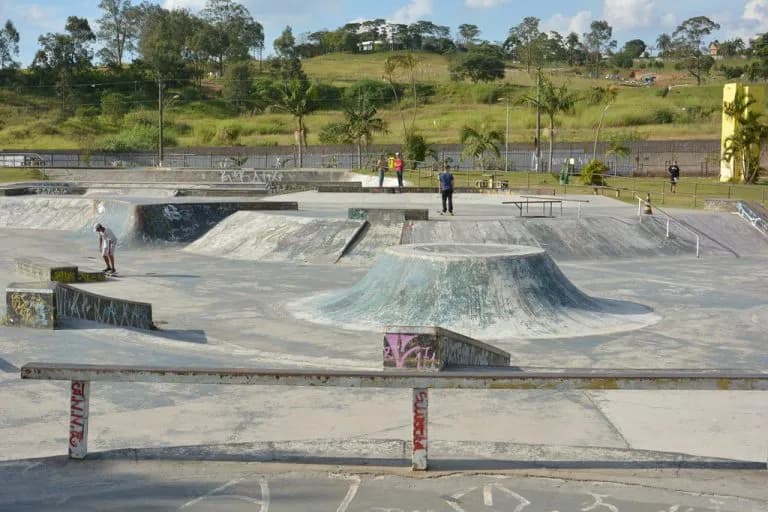 Parque da Juventude Ana Maria Brandão park in Santo André, SP