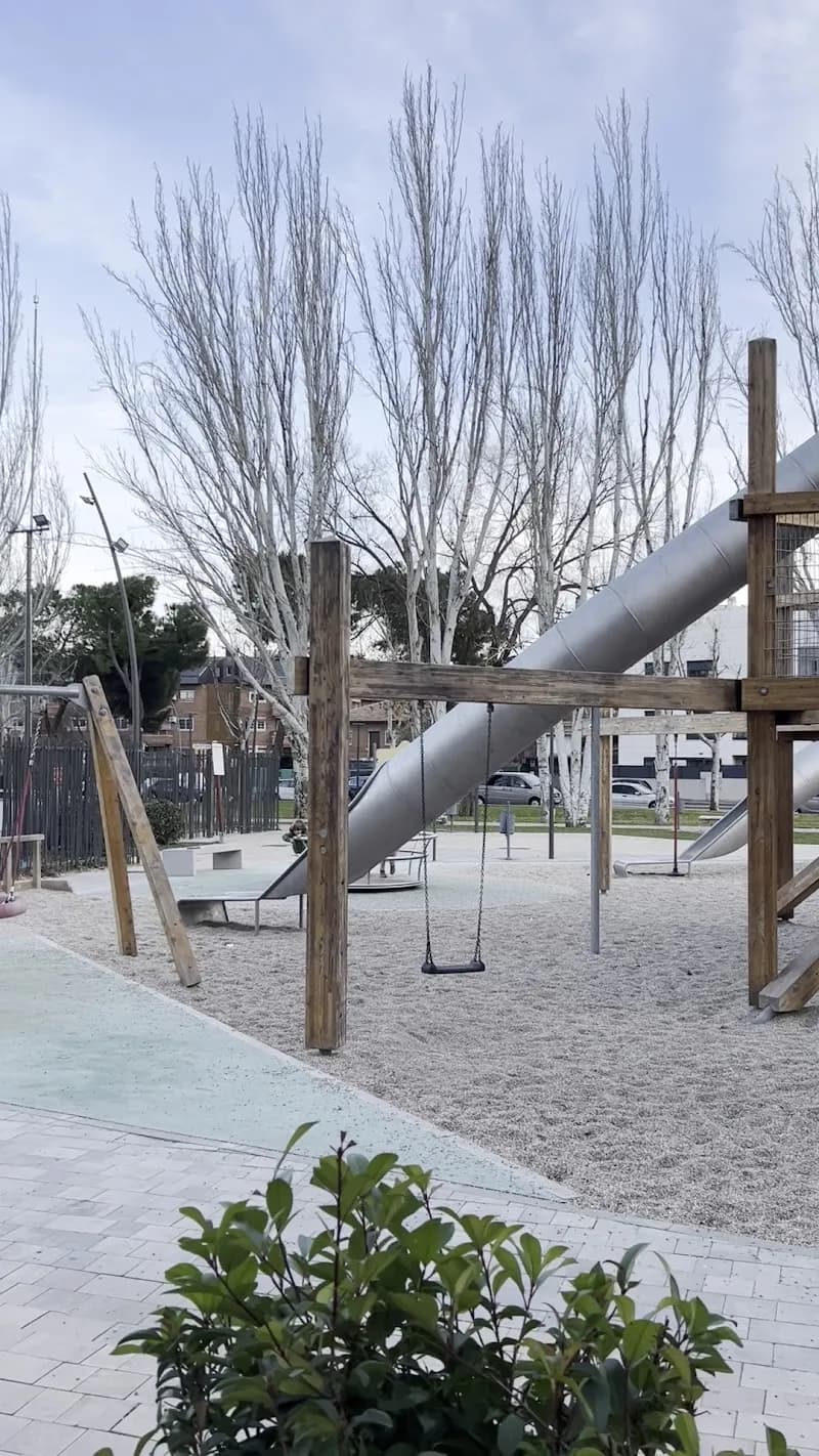 View of Parque de Carlos Sainz in Pozuelo de Alarcón, Madrid