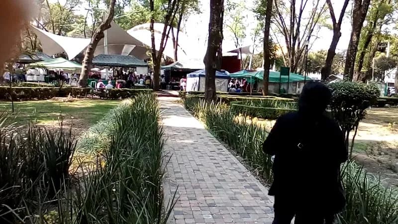 View of Parque de los Venados in Iztapalapa, CDMX