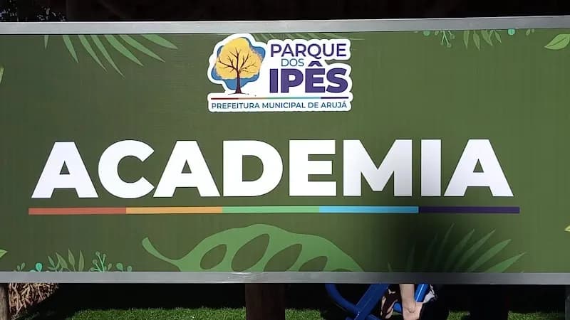 View of Parque dos Ipês in Arujá, SP