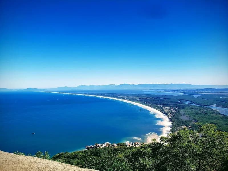 View of Parque Estadual da Pedra Branca in Penha, RJ
