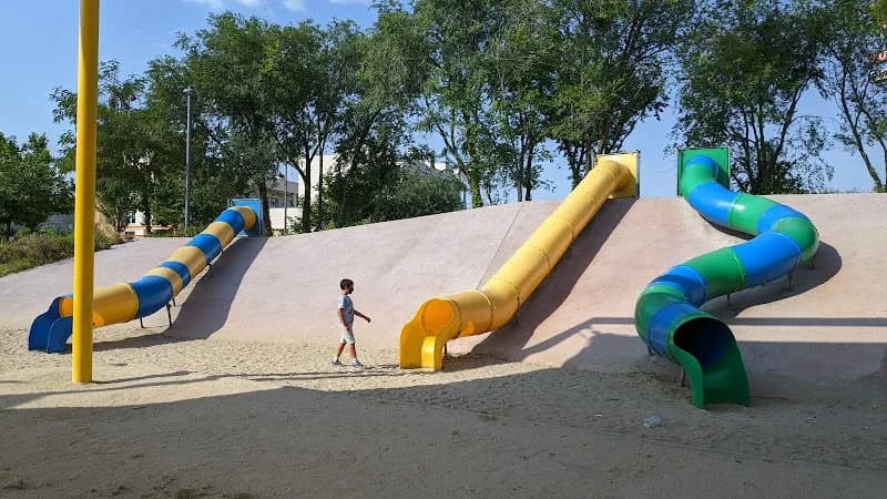 View of Parque Gran Tobogán in Rivas-Vaciamadrid, Madrid