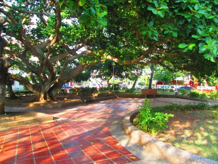 Parque Lácides Segovia park in Manga, Bolivar