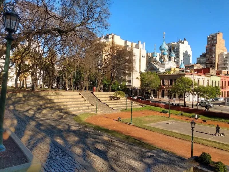 View of Parque Lezama in La Boca, BA