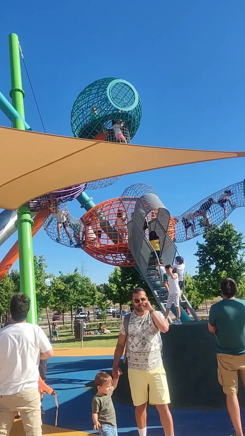 View of Parque Miguel Ángel Blanco in Boadilla del Monte, Madrid