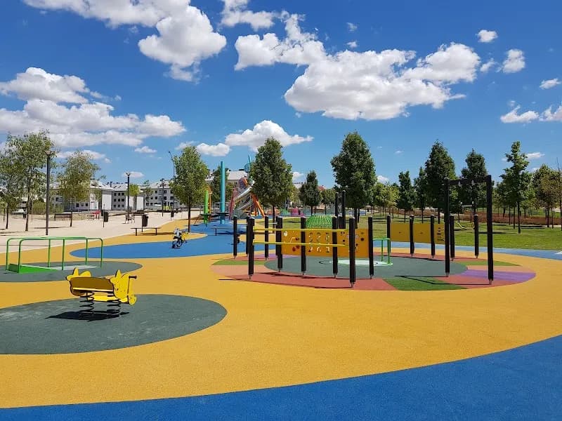 View of Parque Miguel Ángel Blanco in Boadilla del Monte, Madrid
