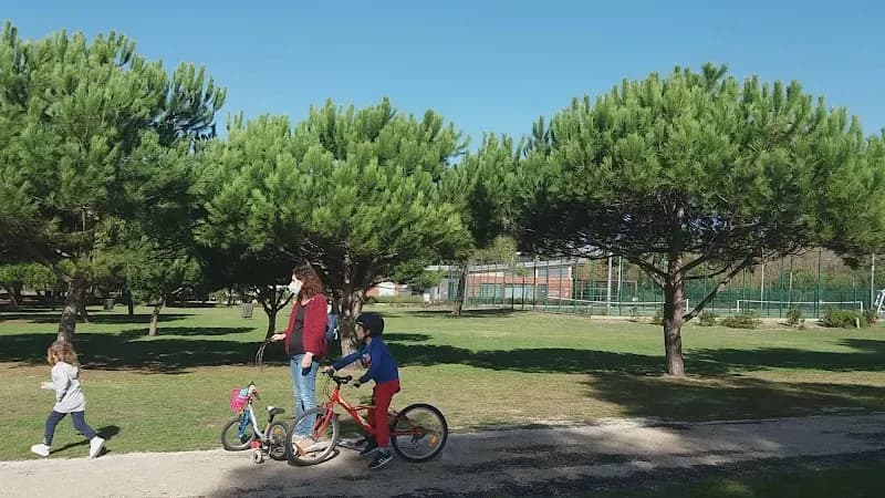 View of Parque Municipal de Santo António da Caparica in Caparica, Almada