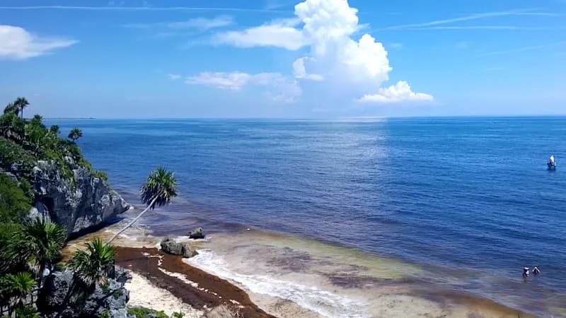 View of Parque Nacional Tulum in Tulum, QR