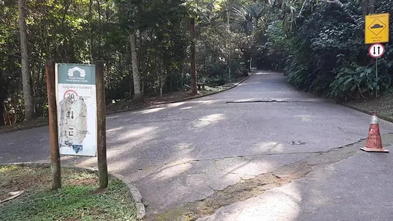 View of Parque Natural Municipal da Cidade in Jacarepaguá, RJ