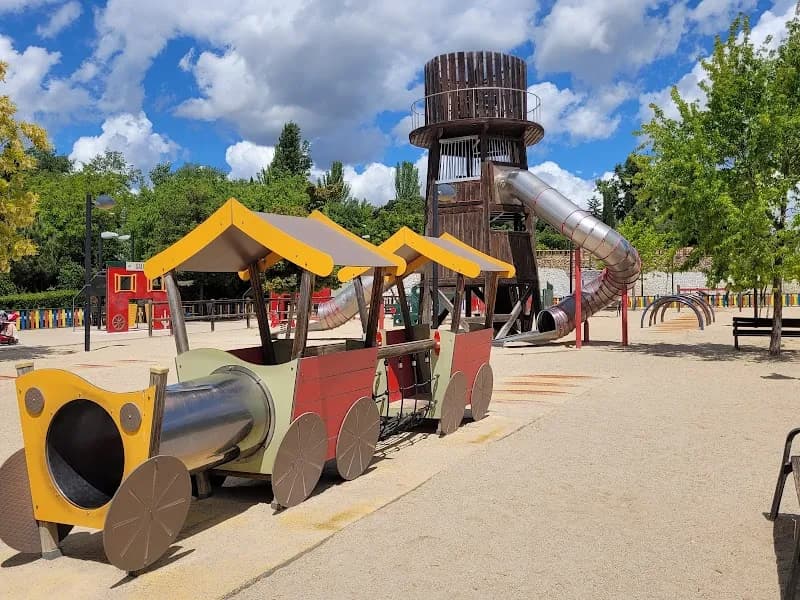 Parque temático Poblado del Oeste playground in Alcobendas, Madrid