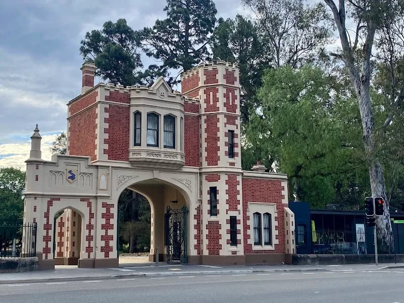 View of Parramatta Park Splash Pad in Parramatta, NSW