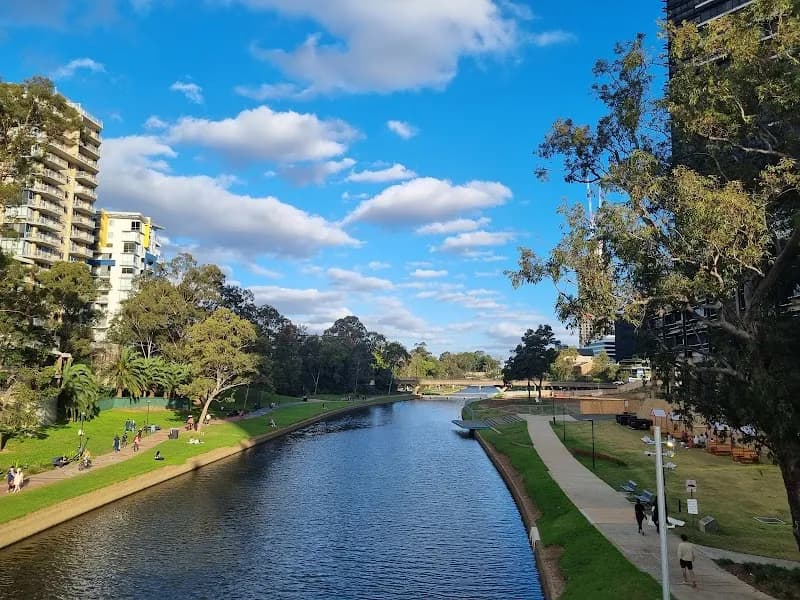 Parramatta River Walk park in Rosehill Gardens Area, NSW