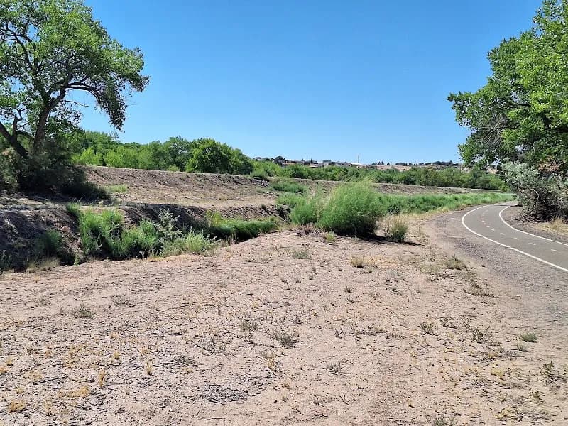 View of Paseo del Bosque Trail in Los Ranchos de Albuquerque, NM