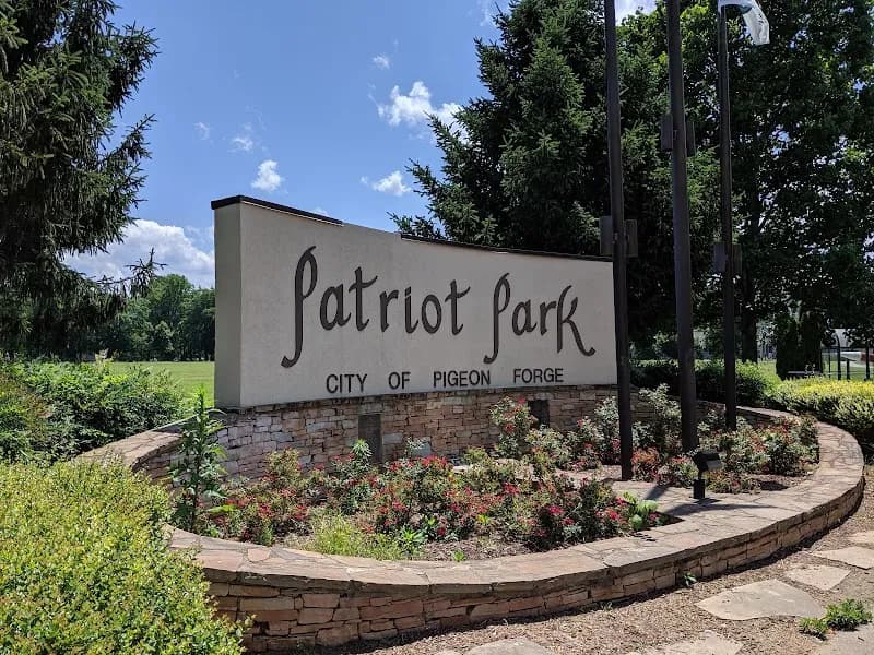 View of Patriot Park in Dandridge, TN