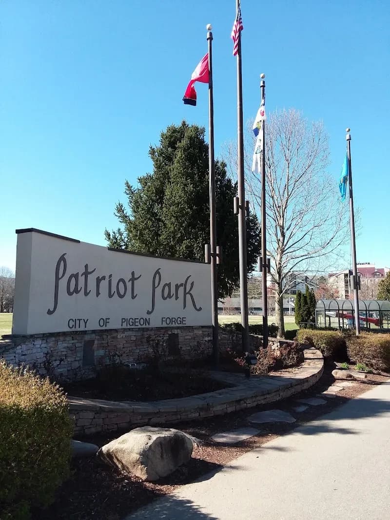 View of Patriot Park in Dandridge, TN