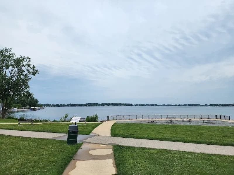 View of Pavilion Shore Park in Novi, MI
