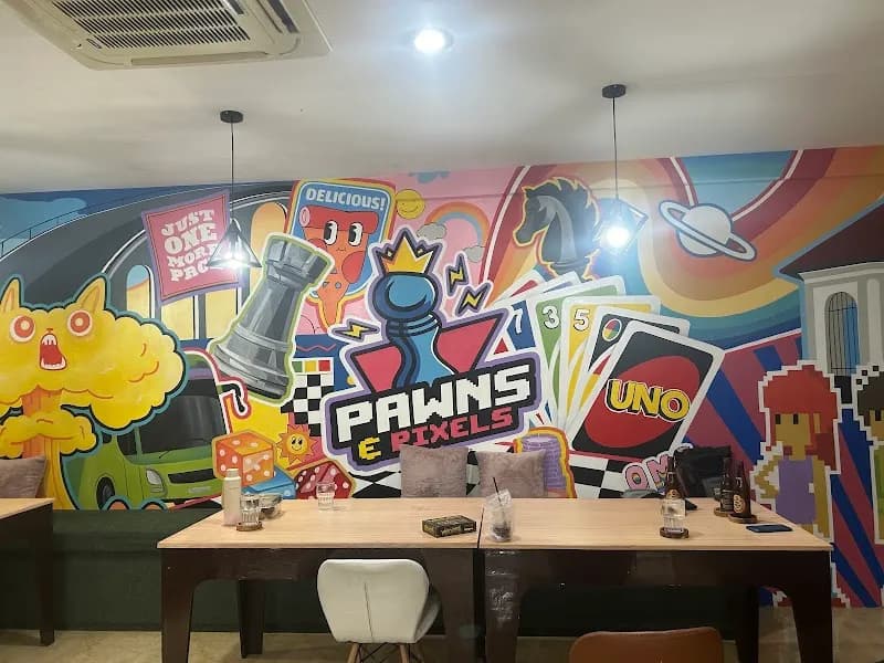 View of Pawns & Pixels Cafe in Cebu, CV