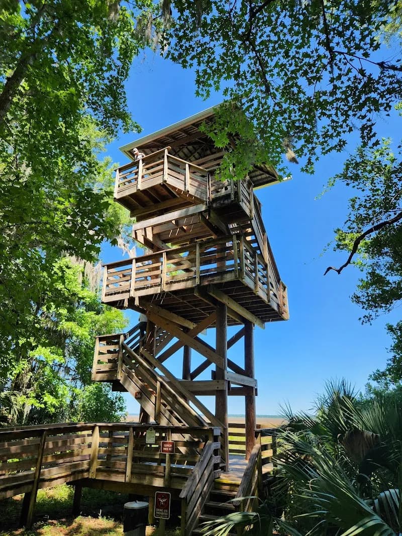 View of Paynes Prairie Preserve State Park in Starke, FL