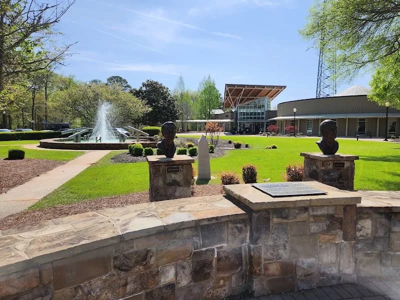 View of Peachtree City Library in Peachtree City, GA