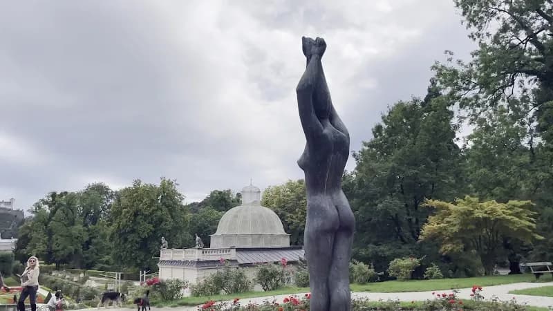 View of Pegasus Fountain in Salzburg, SBG