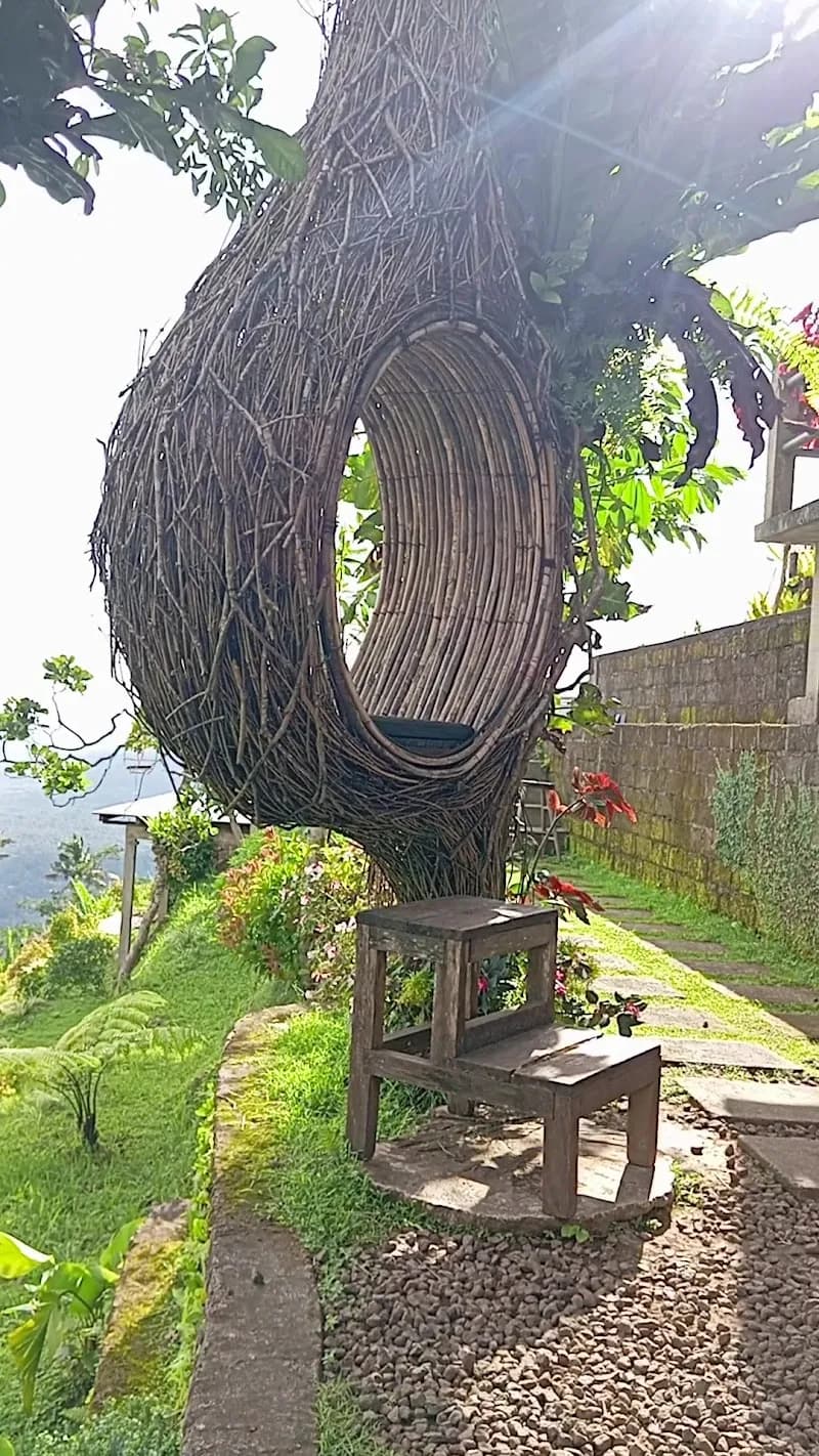 View of Penataran Agung Lempuyang Temple in Klungkung, Bali