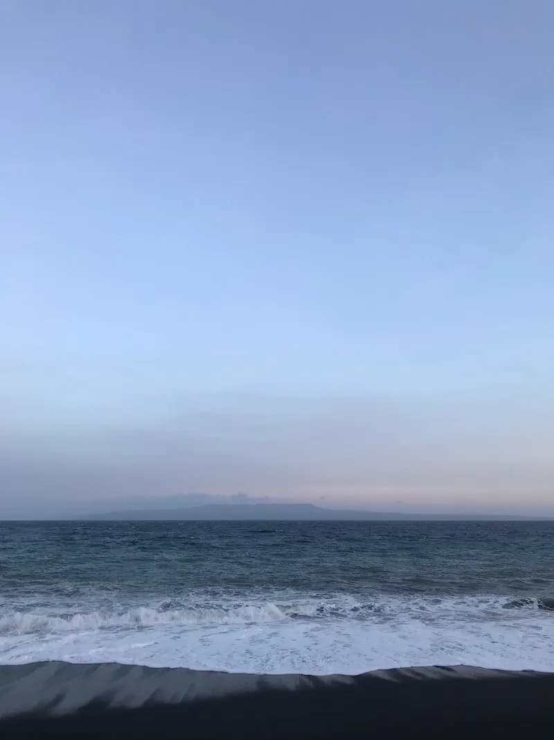 View of Pengalon Beach in Bali, BA