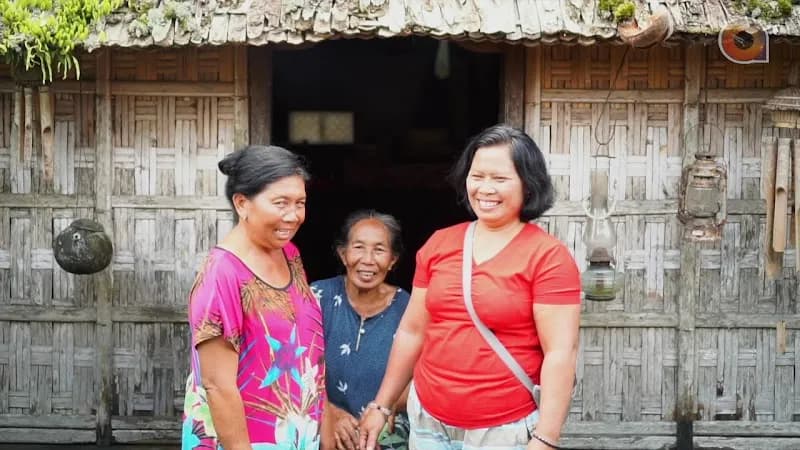 View of Penglipuran Village in Bangli, Bali