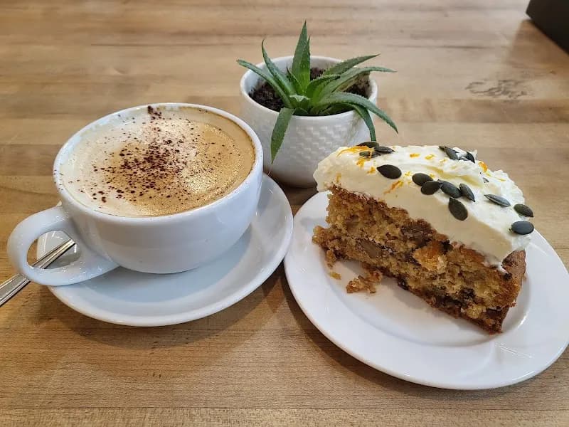 View of Penicuik High Street Cafe in Penicuik, Scotland
