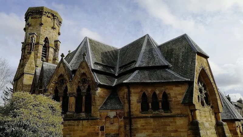 View of Penicuik Town Park in Penicuik, Scotland