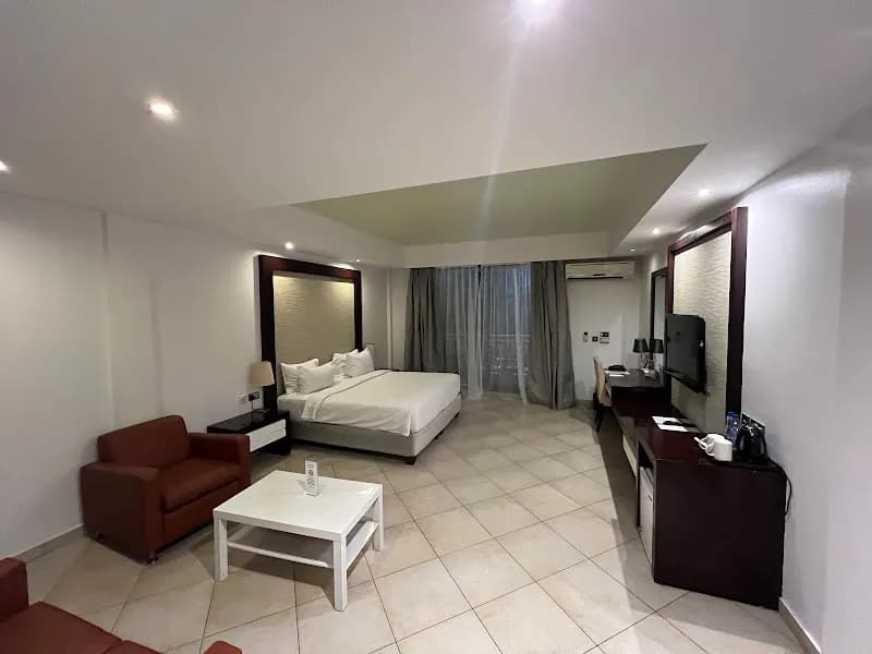 View of Peninsula Hotel Beach Club in Msasani, DSM