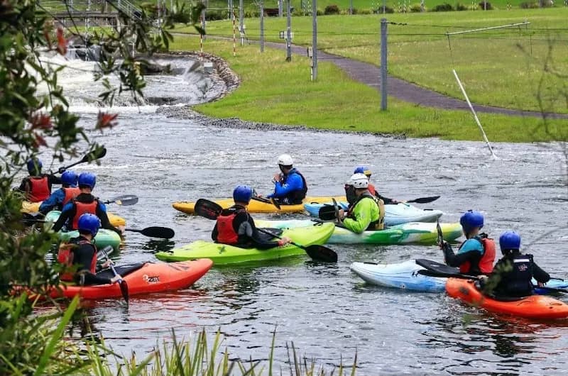 View of Penrith Whitewater Stadium in Penrith, NSW