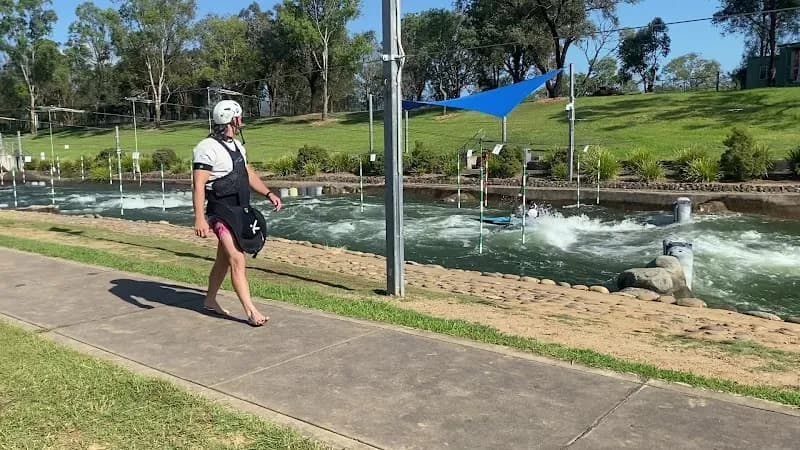 View of Penrith Whitewater Stadium in Penrith, NSW