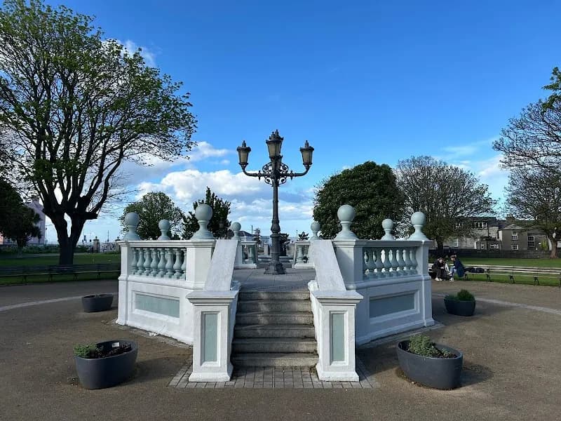 View of People's Park in Dun Laoghaire, D