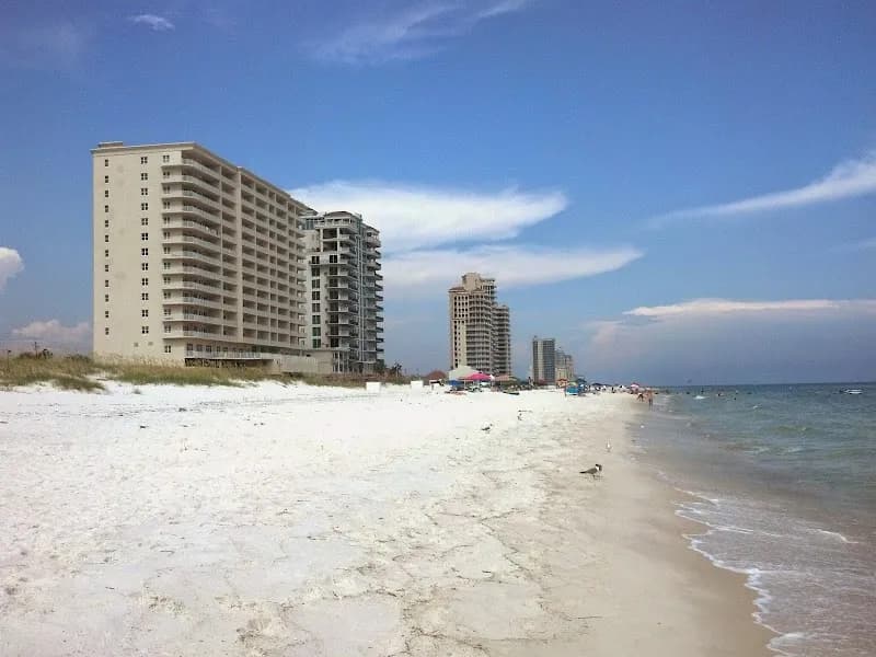 View of Perdido Key State Park in Orange Beach, AL