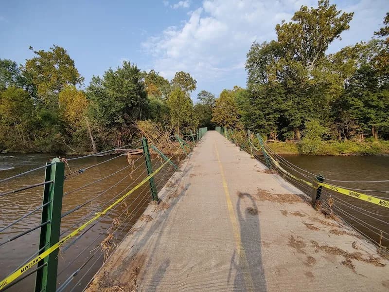 View of Perkiomen Trail in Collegeville, PA