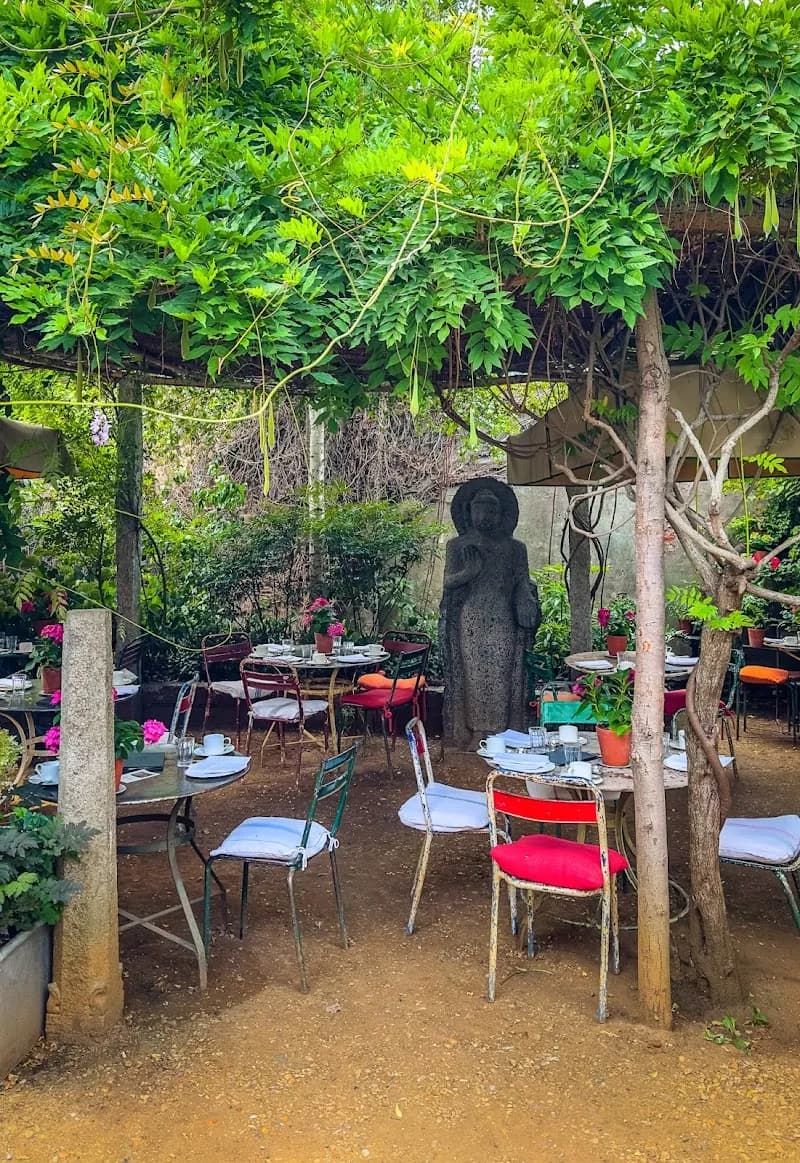 View of Petersham Nurseries Cafe & Teahouse in Richmond, London