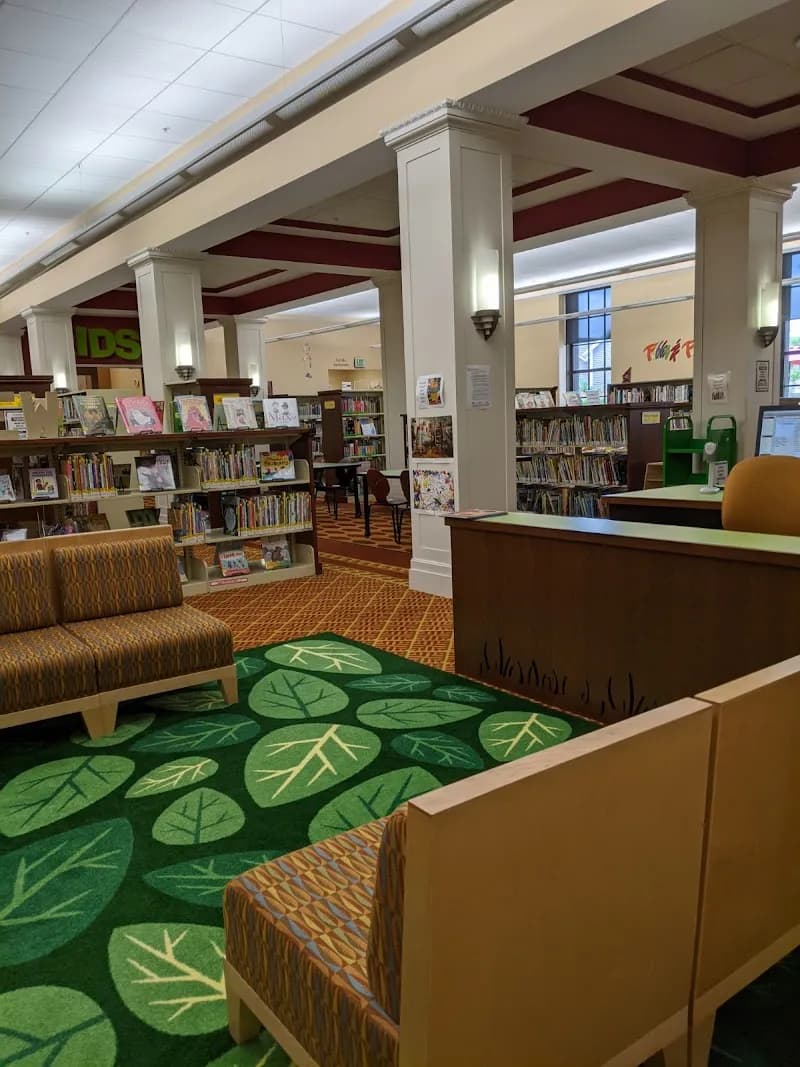 View of Petoskey District Library in Petoskey, MI